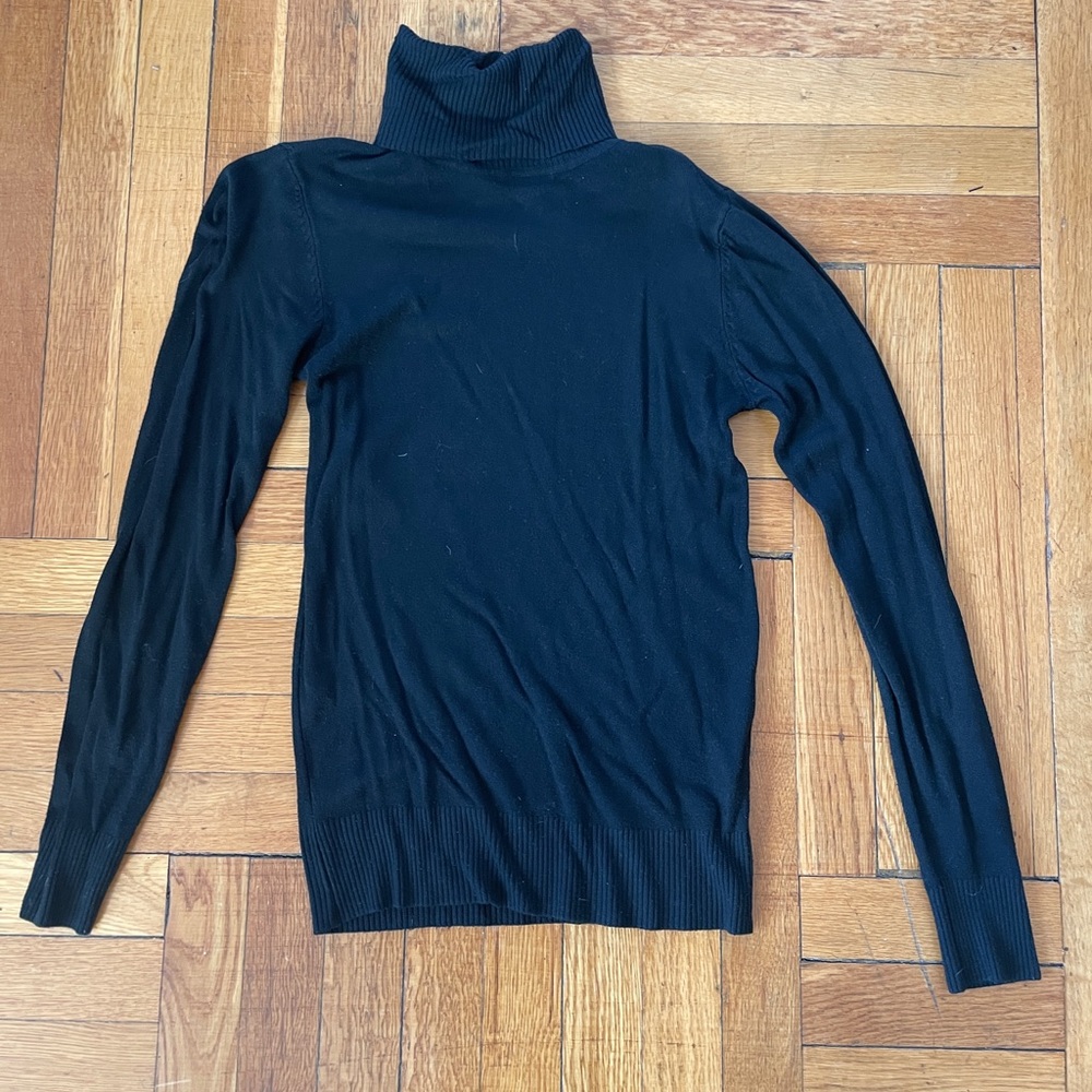 Black turtleneck